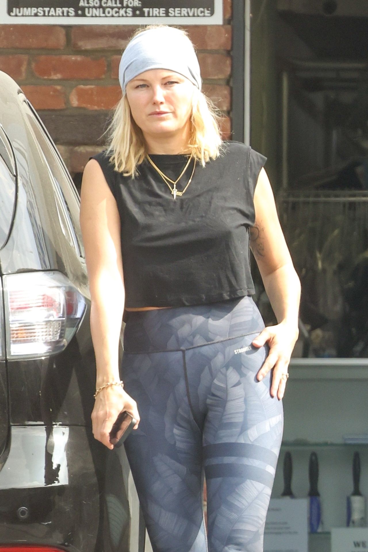 Malin Akerman - Stops by Los Feliz Shoe Repair and Dry Cleaners 07/06