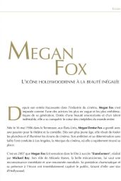 Megan Fox - First Class Magazine July 2023 Issue