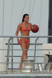 Michelle Rodriguez in a Bikini on a Yacht in Porto Cervo 07/24/2023