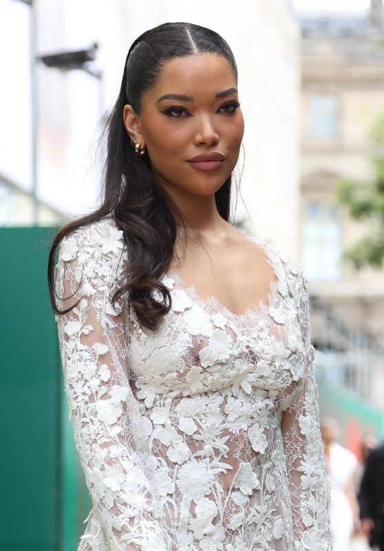 Ming Lee Simmons – Arrives at the Elie Saab Show at Paris Fashion Week 07/05/2023