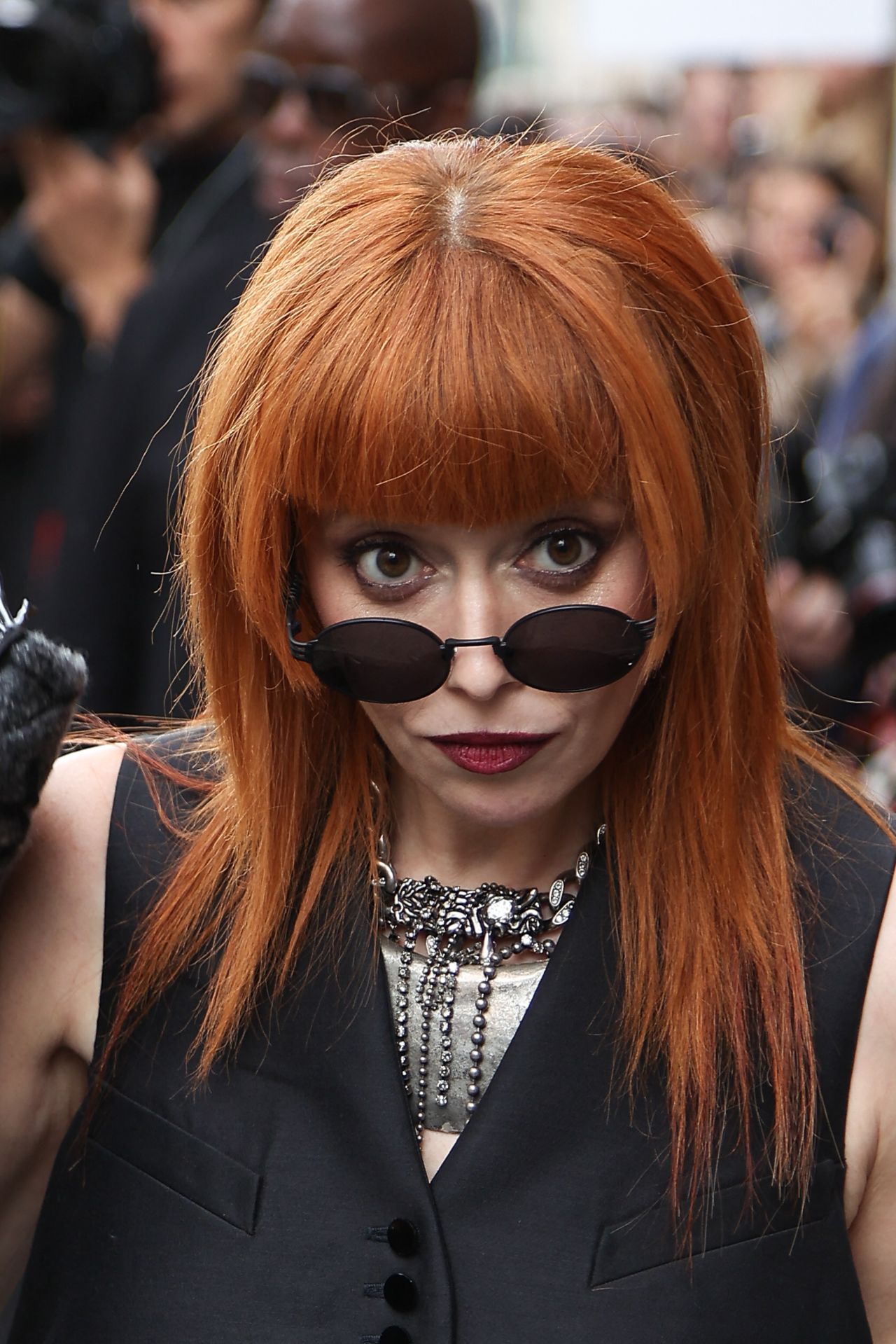 Natasha Lyonne - Arrives at the Jean Paul Gaultier Show at Paris