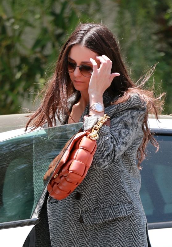 Nina Dobrev at the San Vicente Bungalows in West Hollywood 07/19/2023