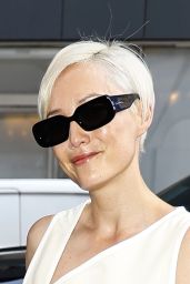 Pom Klementieff - Arriving at CBS Morning Talk Show in NYC 07/12/2023