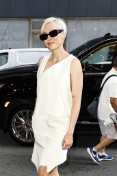 Pom Klementieff - Arriving at CBS Morning Talk Show in NYC 07/12/2023