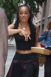 Rachel Lindsay - out in NYC 07/27/2023