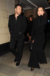 Rita Ora and Elena Ora Arriving at the Dorchester Hotel in London 06/30/2023