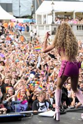 Rita Ora at Gay Pride on Trafalgar Square Stage London 07/01/2023