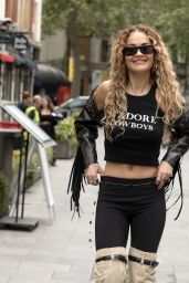 Rita Ora at Global Radio in London 07/14/2023