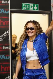 Rita Ora at Her Album Signing in HMV The Vault in Birmingham 07/16/2023