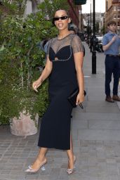 Rochelle Humes – Arrives at British Vogue X Self-portrait Summer Party in London 07/13/2023