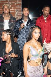 Saweetie - Spotted With Tyga and AE at PartyNextDoor
