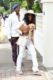 Sinitta - Arriving at Jackie Sinclair Summer Party in London 07/09/2023