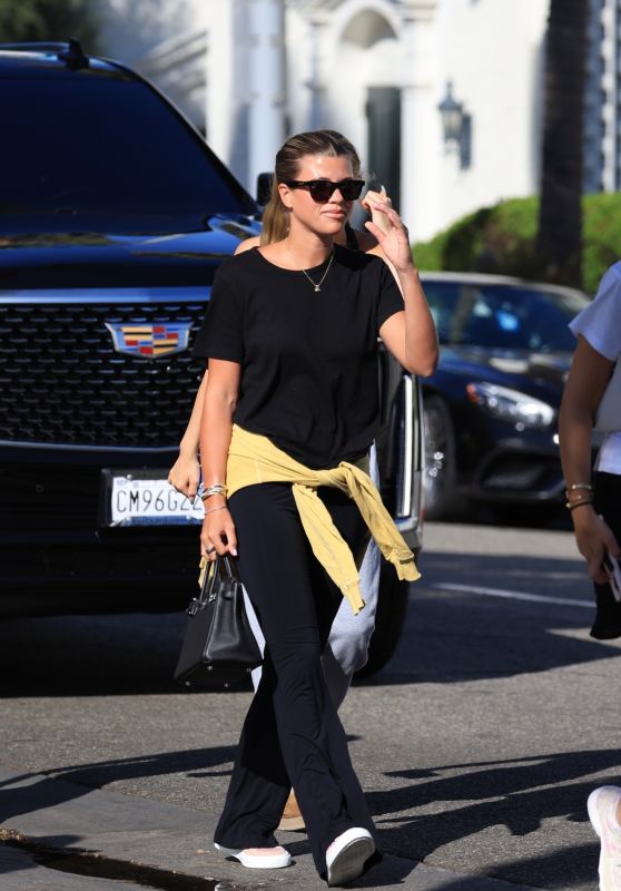 Sofia Richie in Comfy Outfit in Beverly Hills 07/19/2023