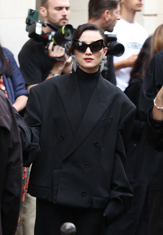 Song Jia - Arrives at the Balenciaga Show at Paris Fashion Week 07/05/2023