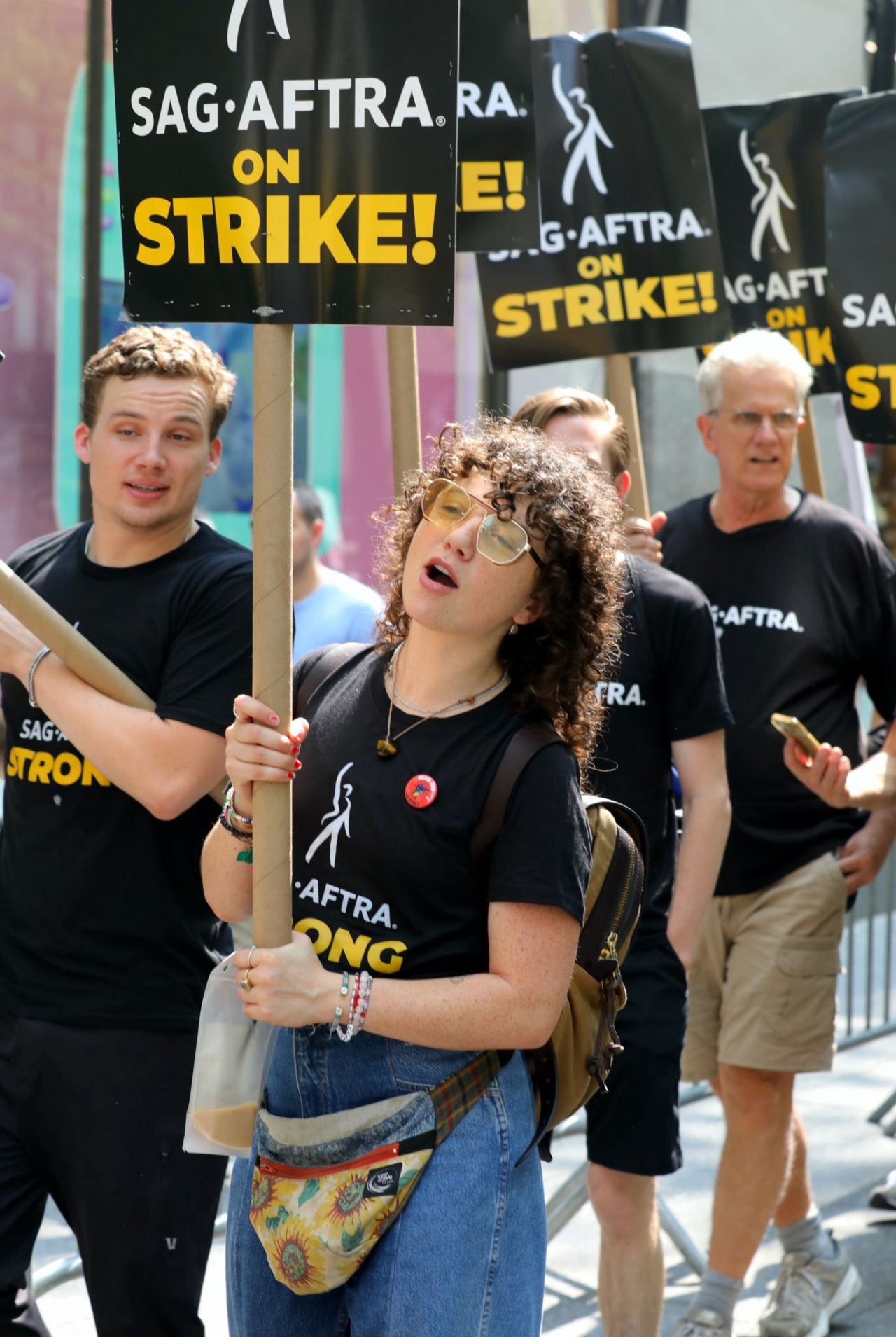 Stefania LaVie Owen – SAG AFTRA Strike at Paramount in Los Angeles 07 ...