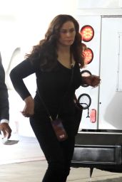 Tina Knowles at LAX in Los Angeles 07/28/2023