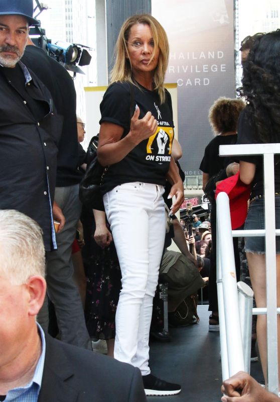 Vanessa Williams - "Rock the City for a Fair Contract" Rally at Times Square 07/25/2023