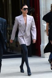 Victoria Beckham - Leaves the La Réserve Hotel in Paris 06/27/2023