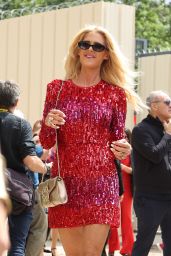 Victoria Silvstedt – Arrives at the Elie Saab Show at Paris Fashion Week 07/05/2023