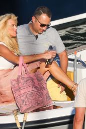 Victoria Silvstedt on a Yacht in Saint-Tropez 07/01/2023