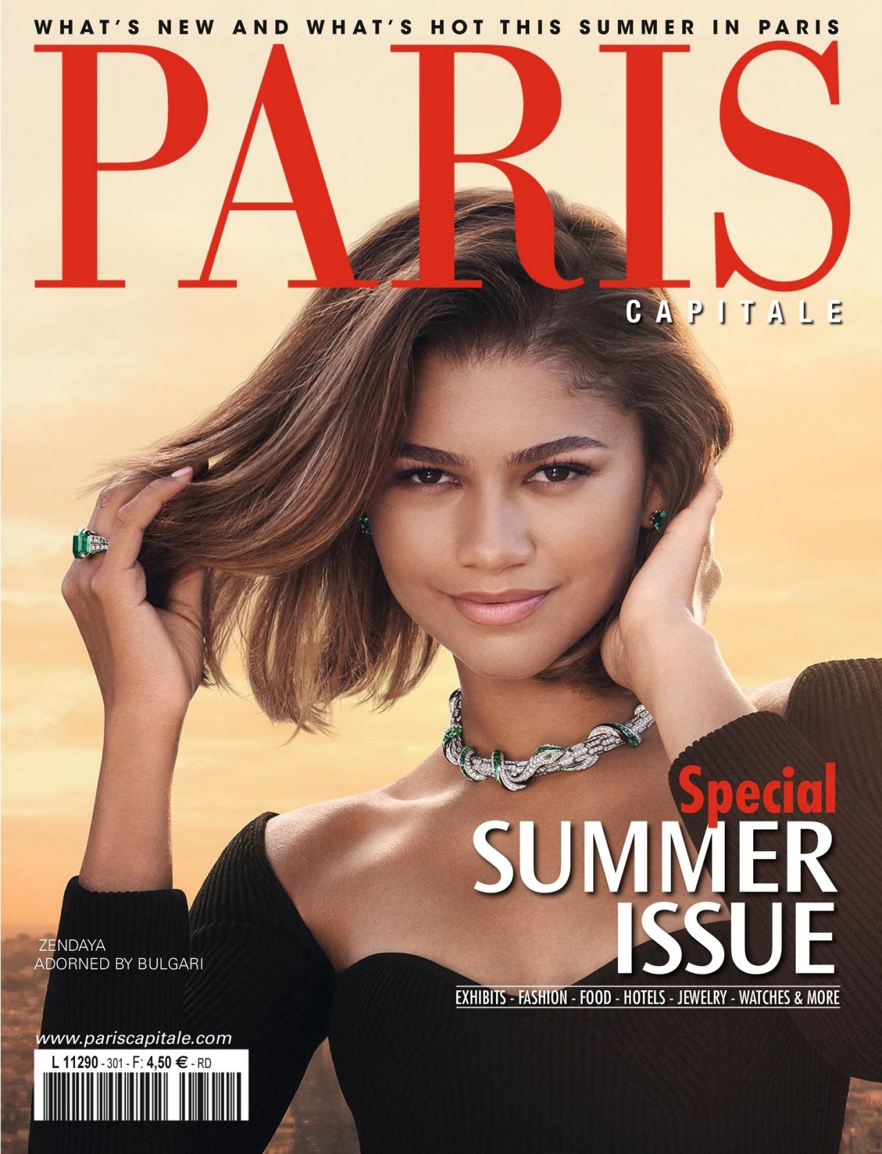 Zendaya - Paris Capitale July/August 2023 Cover • CelebMafia