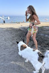 Afton McKeith in a Bikini on the Beaches of Marbella 08/24/2023