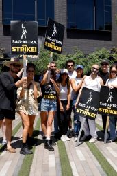 Alycia Debnam-Carey - SAG-AFTRA Actors Union Strike in Culver City 08/17/2023
