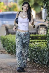 Amelia Hamlin in a Casual Outfit in Los Angeles 08/29/2023