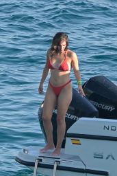 Andrea Duro on a Boat in Ibiza 08/17/2023