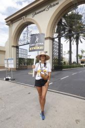 Angelique Cabral – SAG-AFTRA and WGA Strike in Hollywood 08/09/2023