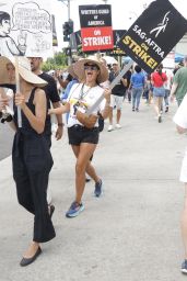 Angelique Cabral – SAG-AFTRA and WGA Strike in Hollywood 08/09/2023