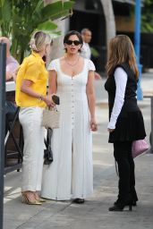 Ariana Madix and Katie Maloney With Lisa Vanderpump at Her Restaurant "Pump" in West Hollywood 08/19/2023