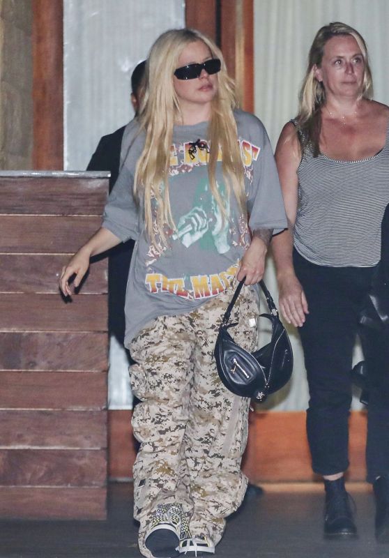 Avril Lavigne at the Soho House in Malibu 08/15/2023