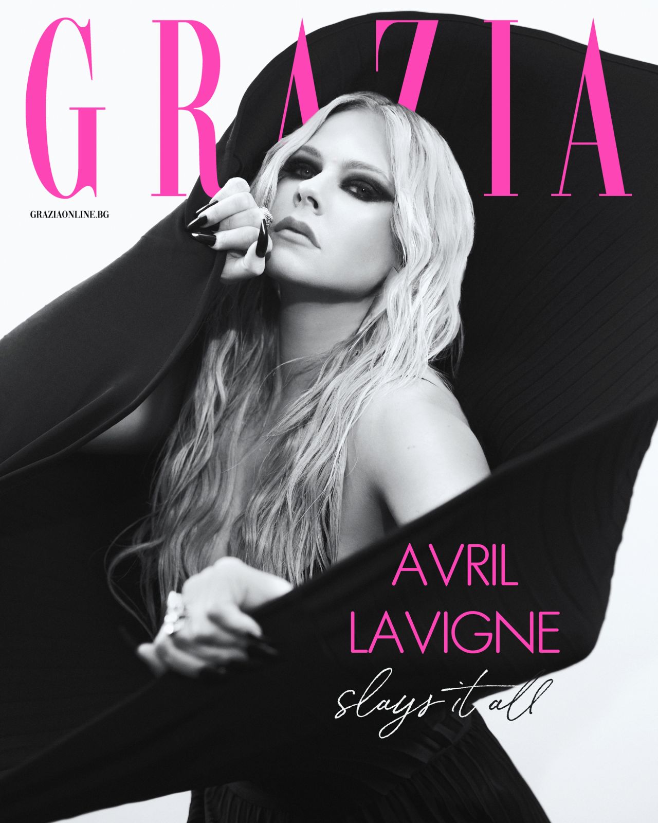 Avril Lavigne Ravaging Sexy in GRAZIA Magazine Bulgaria August 2023