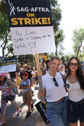 Bailee Madison - SAG-AFTRA Actors Union Strike in Burbank 08/22/2023