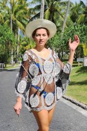 Blanca Blanco at St Regis Resort in Bora Bora 08/21/2023