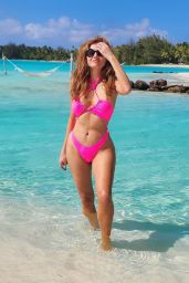 Blanca Blanco in a Pink Bikini at St. Regis in Bora Bora 08/19/2023