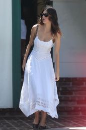 Camila Morrone Leaves San Vicente Bungalows in West Hollywood 08/23/2023