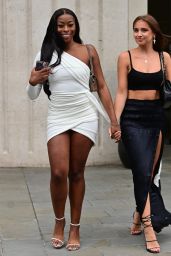 Catherine Agbaje and Amber Wise at ME Hotel in London 07/31/2023