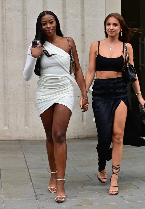 Catherine Agbaje and Amber Wise at ME Hotel in London 07/31/2023