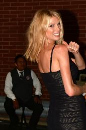 Charlotte McKinney in a Black Dress at Funke in Beverly Hills 08/30/2023