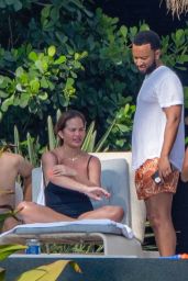 Chrissy Teigen in a Swimsuit in Puerto Vallarta 08/07/2023 (more photos)