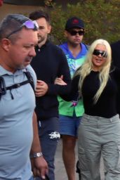 Christina Aguilera Touches Down in Israel 08/09/2023