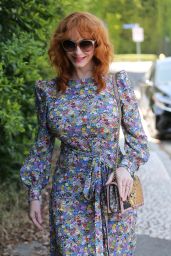 Christina Hendricks Arrives at the Day of Indulgence Event in Los Angeles 08/13/2023