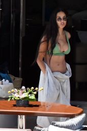 Demi Moore in a Green Bikini 08/11/2023