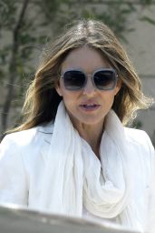 Elizabeth Hurley - Arrives in Palma de Mallorca 08/03/2023 • CelebMafia