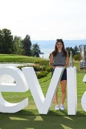 Emma Raducanu - Trophy presentation at Amundi Evian Championship at Evian Resort Golf Club 07/30/2023