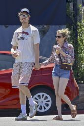 Emma Roberts and Cody John - Shopping in Los Feliz 08/02/2023