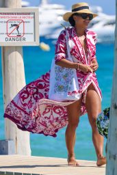 Emma Weymouth at the Club 55 Beach in Saint-Tropez 08/13/2023