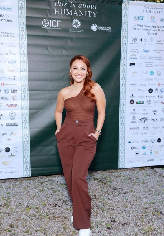 Francia Raisa at This Is About Humanity 5th Anniversary Soiree in Brentwood 08/27/2023